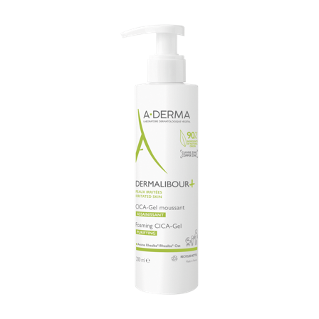 A-Derma Dermalibour+ Cica-Gel skummende rensegel 200 ml