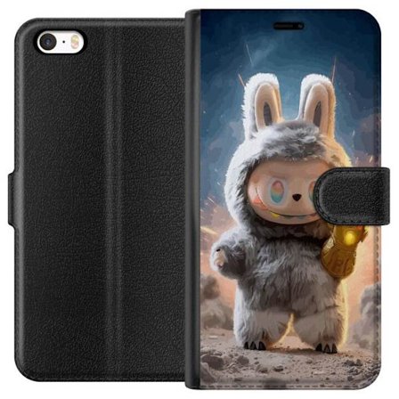 Yhteensopiva Lompakkokotelo Apple Apple iPhone 5 Söpö, untuvainen pupuhahmo, jossa on maaginen hanska eeppisessä valoympäristössä, leikkisä fan