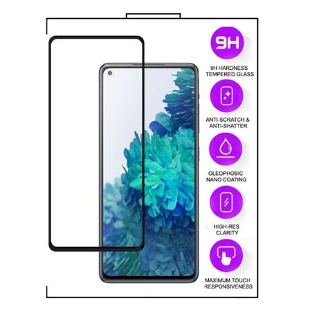 Xiaomi Mi 11 Lite / Mi 11 Lite 5G -10D helskärm Härdat Glas Svart Ram Transparent