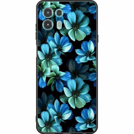 Motorola Edge 20 Lite Svart Skal Blommor
