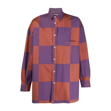 Jacquemus, Casual Shirts Brązowy, Mężczyzna, Rozmiar: S