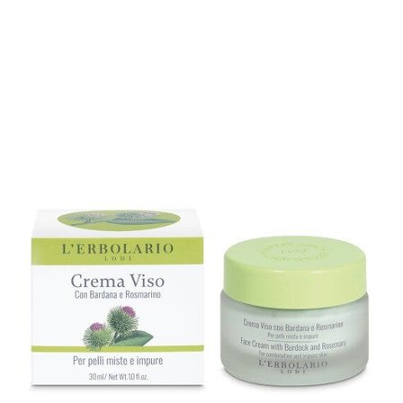 L'Erbolario Crema Viso per Pelli Miste e Impure 30ml