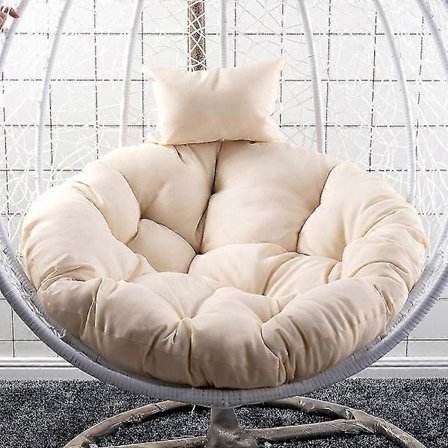 Nye Hammock Stolputer Myk Sittepute For Hengestol Huske Hjem Kremhvit