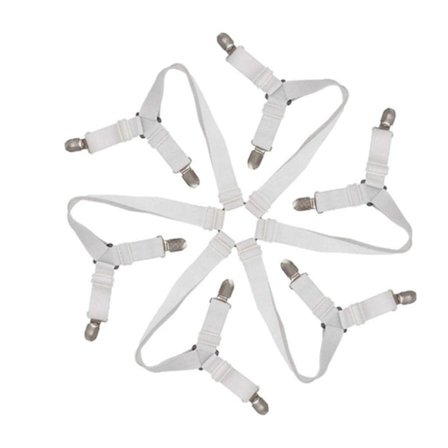 Elastisk lakanhållare för lakan madrassöverdrag vit