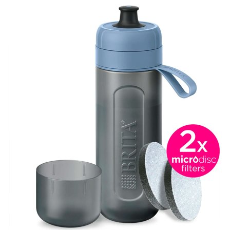 Brita Active vattenflaska 0,6 liter, blå | Dukning & Servering > Flaskor > Vattenflaska | Bagaren och Kocken
