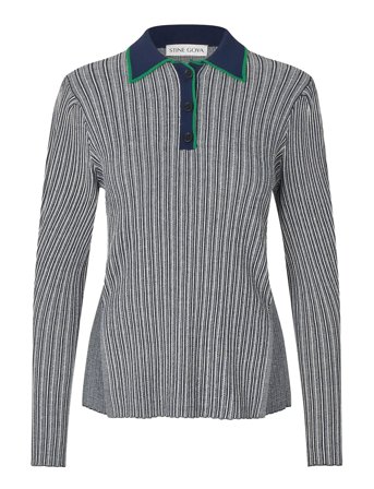 STINE GOYA | 2356 Soft Rib, Long Sleeve Knit Pol | S