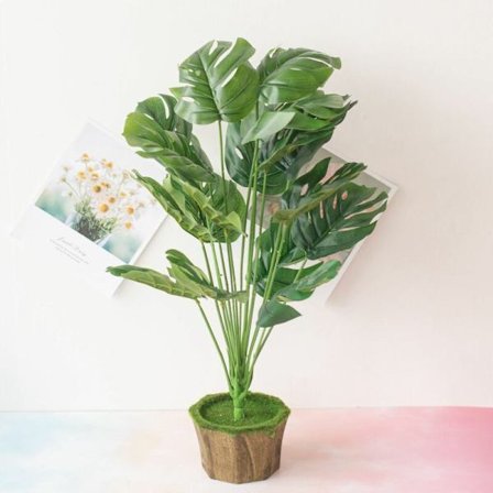 Konstgjord Mini Monstera med 50 cm hög kruka