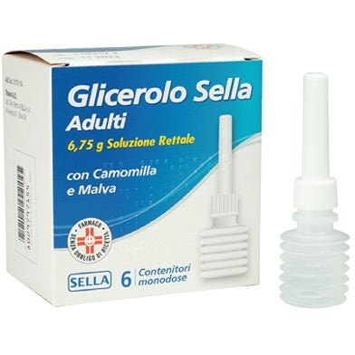 Glicerolo Sella Adulti 6 Contenitori Monodose 6,75g Soluzione