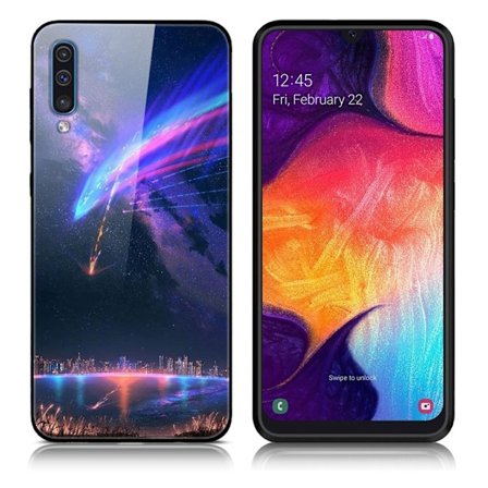 Fantasy Samsung Galaxy A50 skal - Lila Norrsken