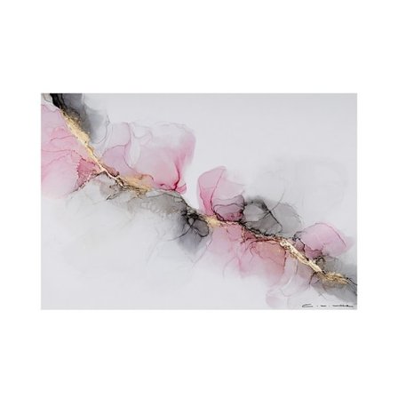Charlotte Vale Tickled Pink Print 30cm x 40cm Rosa/Svart