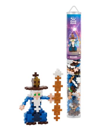 Plus-Plus Plus-Plus Wizard / 100 Pcs Tube - Multi/patterned - ONE SIZE