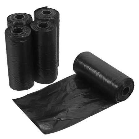 100 st Mini Sopsäckar för Liten Hink Skrivbord Husdjursavfall Badrum och Skrivbordsanvändning