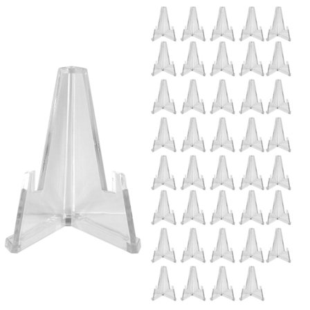 40 stk. Mini Mønt Display Stand Staffeli Display Stand Møntholder Kompatibel Med Mønt Display