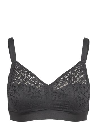 Norah Wirefree Support Bra Designers Bras & Tops Soft Bras Non Wired Bras Black CHANTELLE