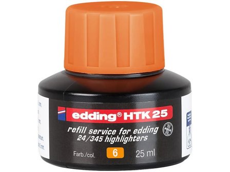 edding Refill HTK 25 ink orange 25 ml - Lyreco - Kontorsmaterial > Pennor > Pennpatroner