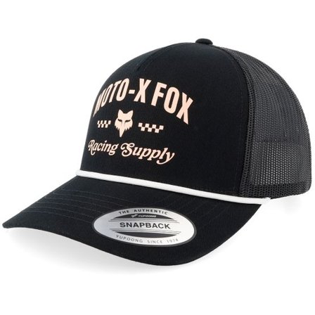 Fox - Svart trucker Keps - Women Supply Rope Black A-Frame Trucker @ Hatstore