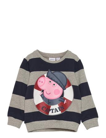 Nmmpeppapig Bedro Sweat Bru Pep Grey Name It