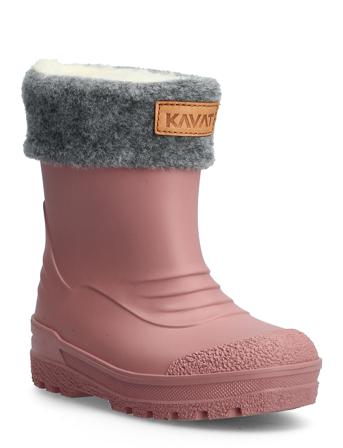Gimo Wp Shoes Rubberboots High Rubberboots Lined Rubberboots Vaaleanpunainen Kavat