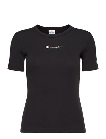 Crewneck T-Shirt T-shirt Top Sort Champion