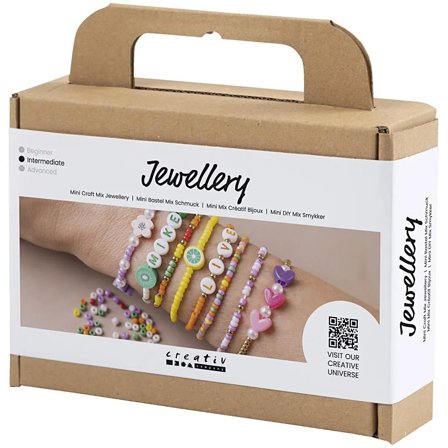 Creativ Company Kit DIY de perles – Bracelets d’amitié