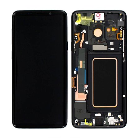 Samsung Galaxy S9 Plus (SM-G965F) Skärm/Display Original - Svart