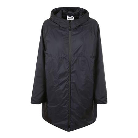 Aspesi, Rain Jackets Zwart, Dames, Maat:XS