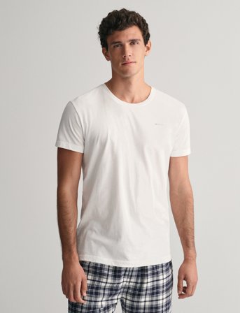 GANT C-Neck T-Shirt 2-Pack - White - XL