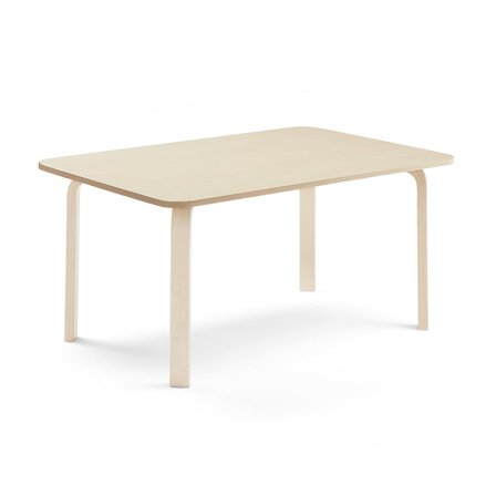 Table ELTON, 1400x700x590 mm, birch laminate, birch