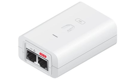 Ubiquiti Networks PoE-48-24W-WH - strøminjektor - 24 watt
