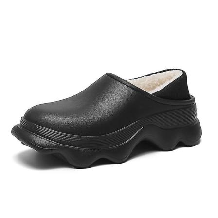 Dam bomullstofflor Mode Sandaler Utomhus Inomhus halkfria skor Yj2024 Black 40-41