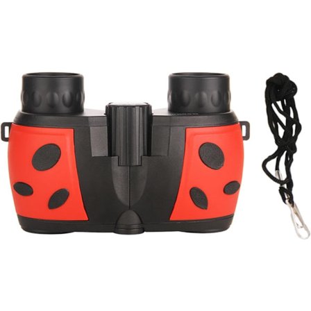 Morsomme barnekikkerter for utendørsutforskning og dyreobservasjon, rød