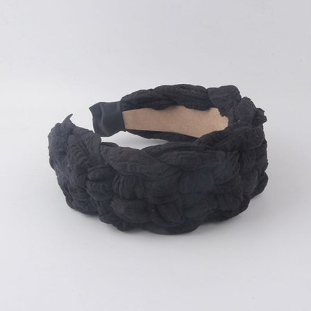 Paksu punottu pääpanta Twist-punos laskostettu hiuspanta C C