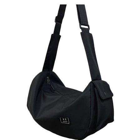 Sportsgymnastiktaske med stor kapacitet, Crossbody-rejsetaske Black