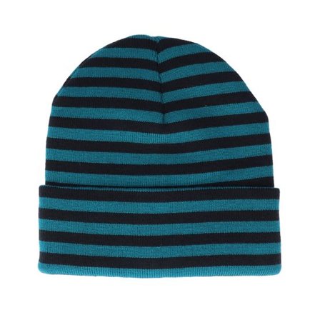 Atlantis - Blå cuff Beanie - Blue Green/Grey Selfie Cuff @ Hatstore
