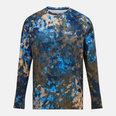 Peak Performance - Spirit Crew AOP Synthetic Baselayer Herren