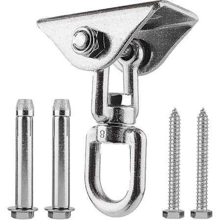 Heavy Duty Ceiling Hook, 500kg Hanging Chair Bracket Stainless Steel 360