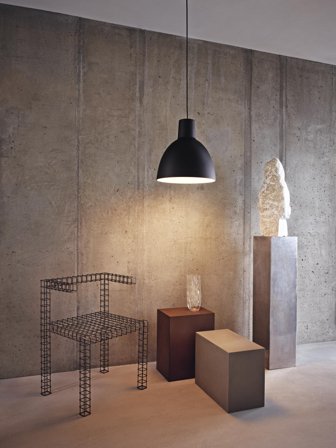 Toldbod taklampe Ø40 - sort