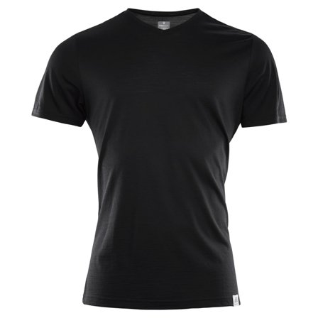 Aclima LightWool T-Shirt V-Neck Men Men short-sleeved sweaters Black XL
