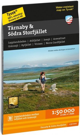Calazo Tärnaby & Södra Storfjället 1:50 000