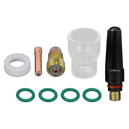 Tig Stubby Gas Collet 17gl332 12 13/16inch Tig Gas Isolator för Wp 17 18 26 Tig Svets