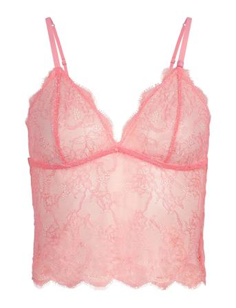 Dawn Long Lingerie Bras & Tops Soft Bras Tank Top Bras Vaaleanpunainen Love Stories