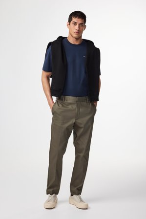 NN.07 Baker Hose Herren Grün Baumwollmix