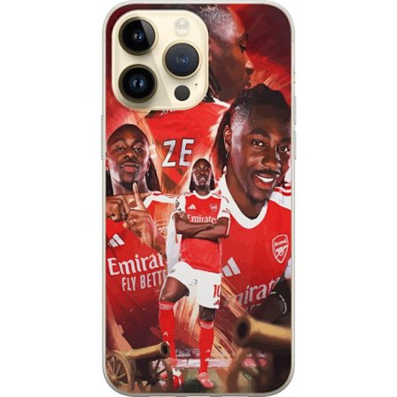 Kompatibelt Mobilskal till Apple Apple iPhone 15 Pro Max Arsenal collage - Eberechi Eze i flera poser med röd matchtröja