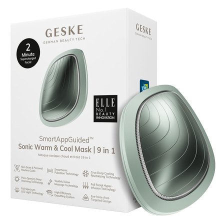 GESKE Sonic Warm & Cool Mask 9 in 1 Green, Skincare, Masker, Øvrig