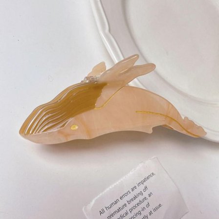 Blue Whale Hair Claw Hårklämmor GUL