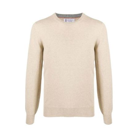 Brunello Cucinelli Men Sweatshirts , Beige , Heren , Maat: S