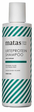 3 for 2 - Matas Striber Urteprotein Shampoo til Fedtet Hår Uden Parfume 250 ml, Hår, Shampoo, Hårshampoo