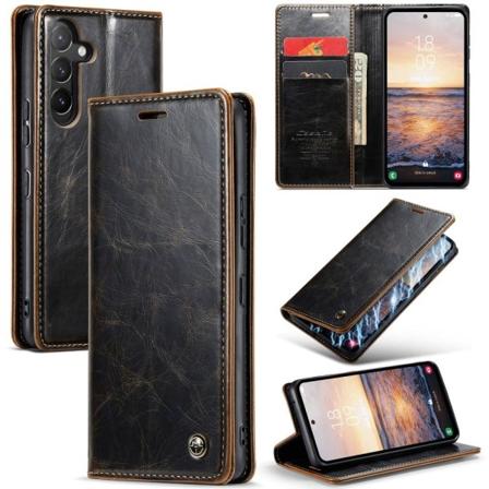 CaseMe Samsung Galaxy A54 Smooth Etui - Kaffe Brown