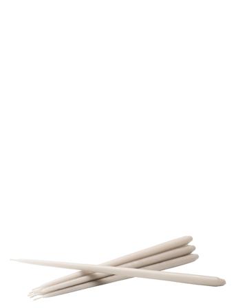 Stoff Taper Candles By Ester & Erik, Box With 6 Pieces Home Decoration Candles Pillar Candles Beige STOFF Nagel