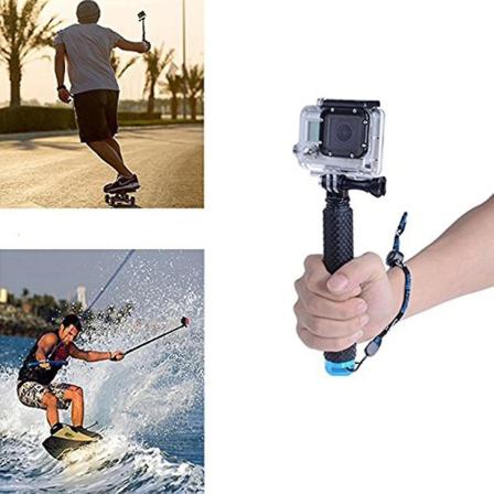 Telesco Pole Grip För - 9/8/7/5 Kamera förlängbar Dvs Stick Monopod-röd